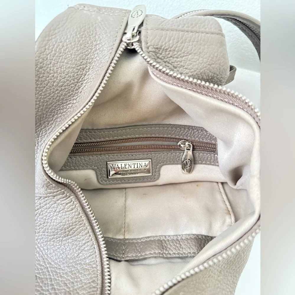 VALENTINA MULTIFUNCTIONAL TAUPE BACKPACK SLING BAG